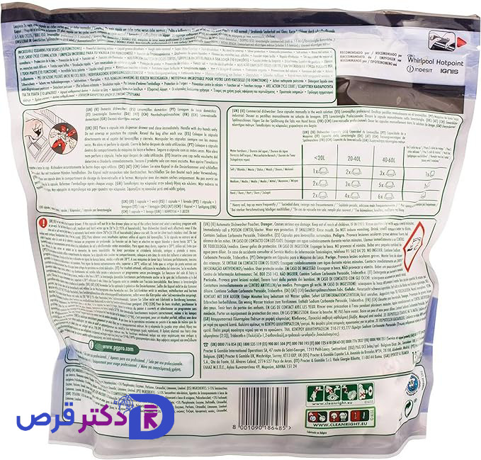 قرص ماشین ظرفشویی فیری جار بسته 100 عددی 2 اطلاعات و تاریخ قرص ماشین ظرفشویی فیری جار بسته 100 عددی
