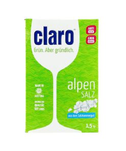 نمک ماشین ظرفشویی کلارو وزن 1.5 کیلوگرم مدل Alpen Salz