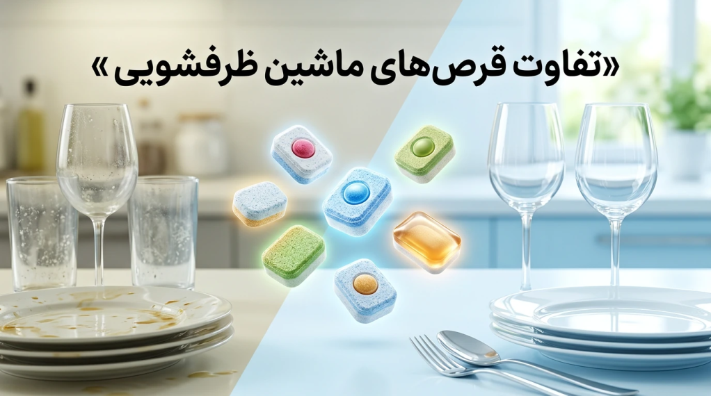 تفاوت قرص های ماشین ظرفشویی