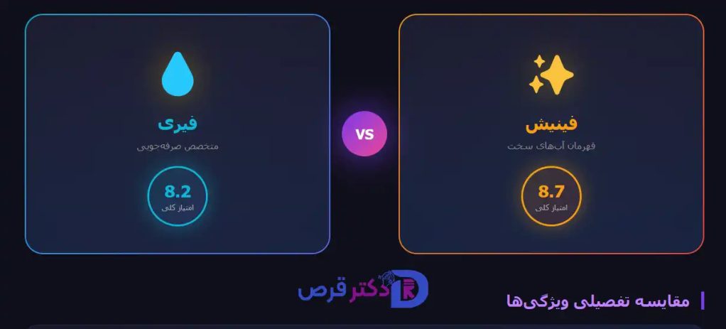 قرص ماشین ظرفشویی فینیش بهتره یا فیری