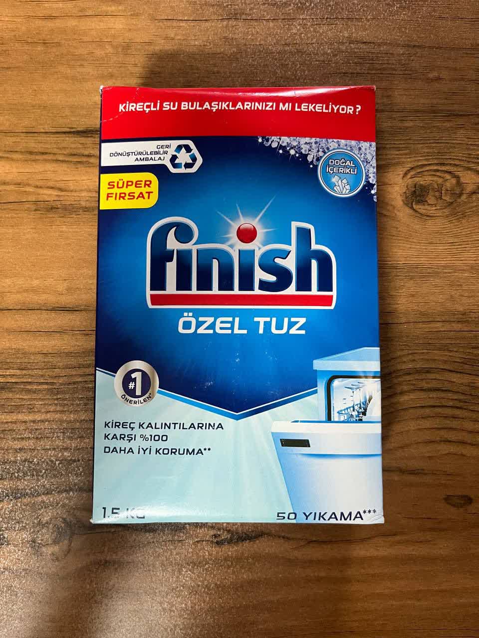 نمک ماشین ظرفشویی فینیش مدل Ozel Tuz وزن 1500 گرم 3 نمک ماشین ظرفشویی فینیش مدل Ozel Tuz وزن 1500 گرم