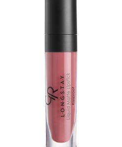💄 خرید رژ لب مایع مات گلدن رز مدل LongStay شماره 35 | رنگ تمشکی ماندگار و سبک